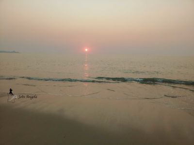 Sunset at praia morena